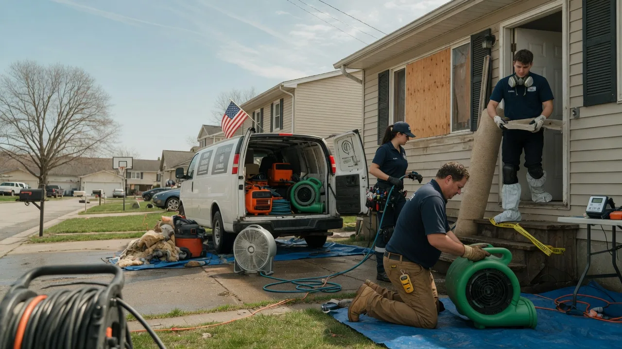 Water Damage Restoration in New Berlinville, PA near me